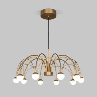 Подвесная люстра Eurosvet 90030/10 LED золото