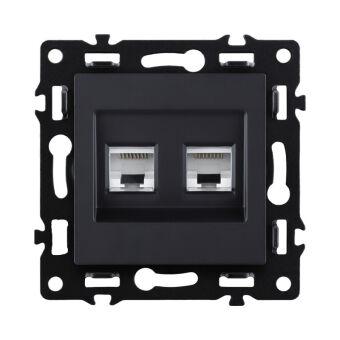 Розетка KOLLINGER AS-018BK