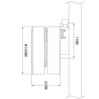 Светильник на шине ARTE Lamp A2508PL-1BK