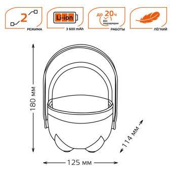 Фонарь Gauss GF001