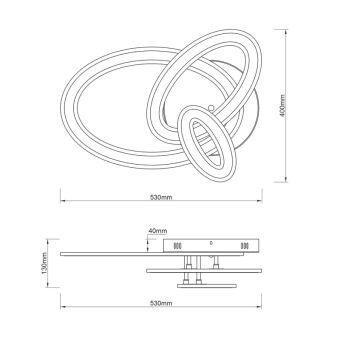 Накладная люстра Escada 10241/3LED