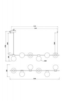 Подвесная люстра Freya FR5232PL-06B