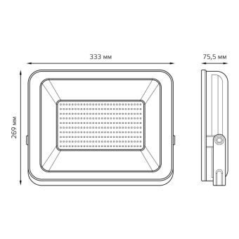 Прожектор Gauss 613100200P