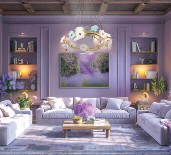 Подвесная люстра Fluorite FL1099-24P