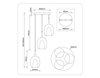 Подвесной светильник Ambrella Light LH11153