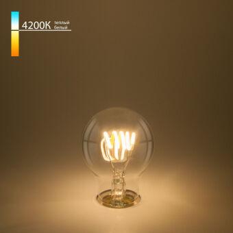 Светодиодная лампа Elektrostandard Classic FD 6W 4200K E27 (A60 спираль прозрачный) (