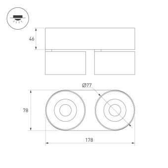 Спот Arlight 040465