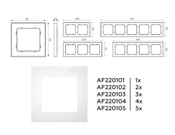 Рамка Ambrella Volt AF220105