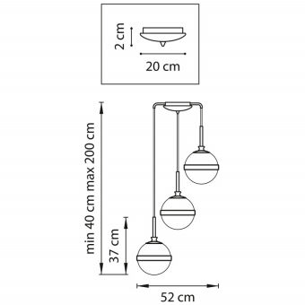 Каскадная люстра Lightstar 813131