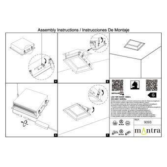 Встраиваемый светильник Mantra 9093