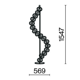 Торшер Maytoni MOD216FL-L38G3K
