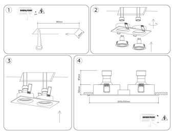 Встраиваемый светильник Ambrella Light TN102759