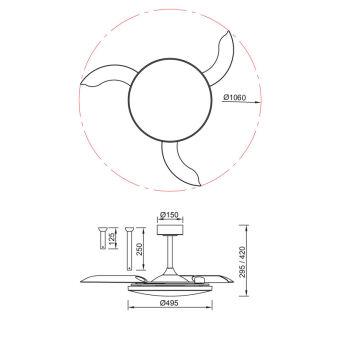 Подвесной светильник Mantra 9006