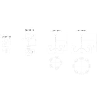 Настольная лампа ARTE Lamp A4012LT-1CC