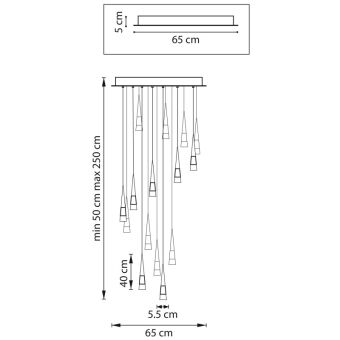 Каскадная люстра Lightstar 757161