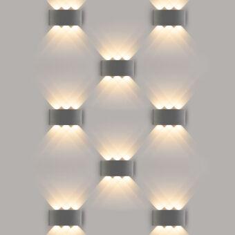 Светильник настенный Elektrostandard 1551 TECHNO LED TWINKY TRIO серый