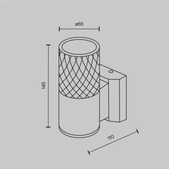 Светильник настенный Maytoni O583WL-01W
