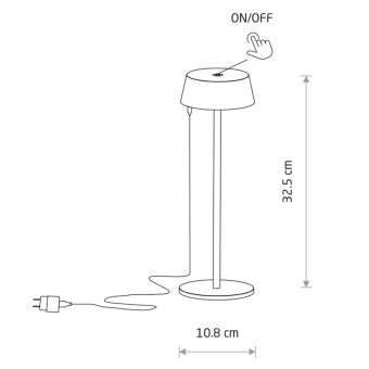 Уличный настольный светильник Nowodvorski 11534