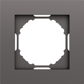 Рамка 1-я, матовый титан, серия A07