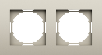 Рамка 2-я, матовый кашемир, серия A07