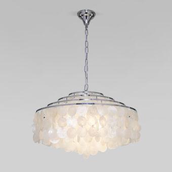 Подвесная люстра Eurosvet 3535/6 хром/перламутр Smart