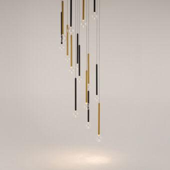 Каскадная люстра Maytoni MOD383PL-L40BBS3K