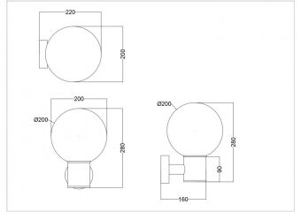 Светильник настенный Maytoni O598WL-01GR