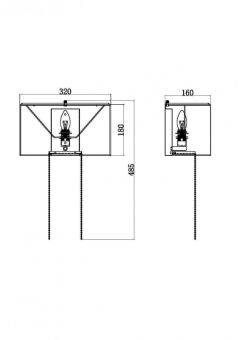 Бра Maytoni MOD151WL-01G