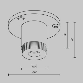 Крепеж Maytoni Technical CA022BO-B