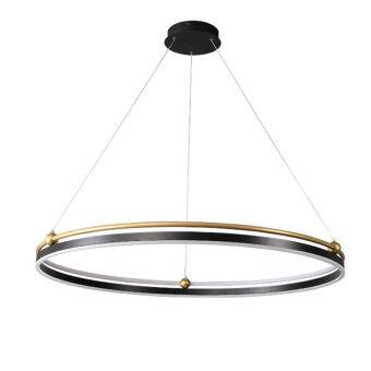 Подвесной светильник Crystal Lux FERNANDO SP88W LED BLACK/GOLD