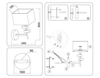 Бра Ambrella Light LH71325