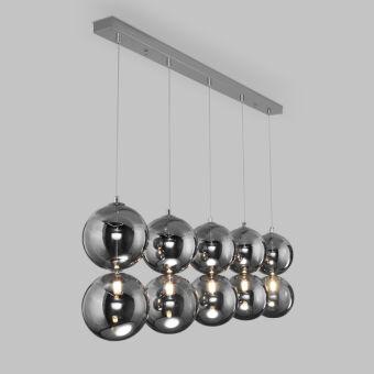Подвесная люстра Eurosvet 50092/5 хром/дымчатый