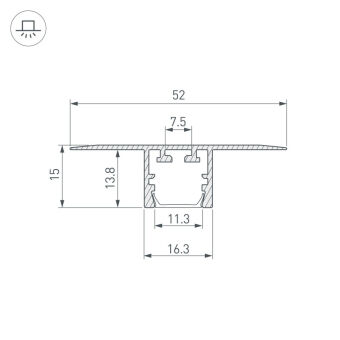 Профиль Arlight 035014