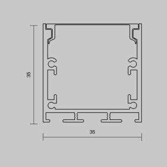 Профиль Maytoni Technical 633003
