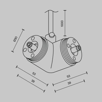 Коннектор Maytoni Technical CA014LC-P-B