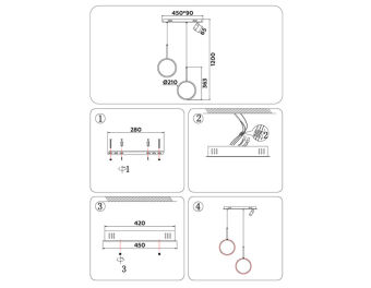 Подвесной светильник Ambrella Light FL5274