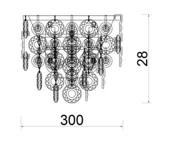 Бра Fluorite FL1102-3W