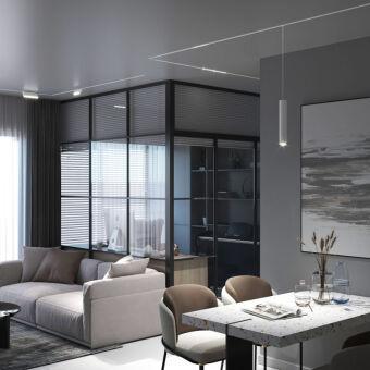 Светильник на шине Elektrostandard Slim Magnetic HL01 Трековый светильник 6W 4200K (б