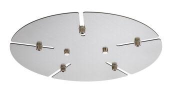 База накладная Crystal Lux Потолочная база D350-5 NICKEL