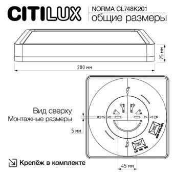 Накладной светильник Citilux CL748K201
