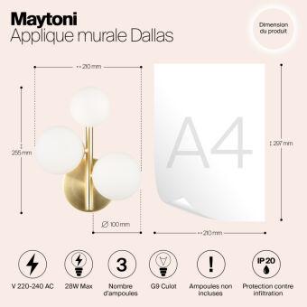 Бра Maytoni MOD545WL-03BS