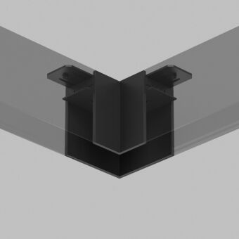 Соединитель для шинопровода Denkirs TR2102-BK