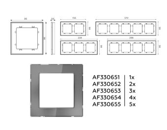 Рамка Ambrella Volt AF330655
