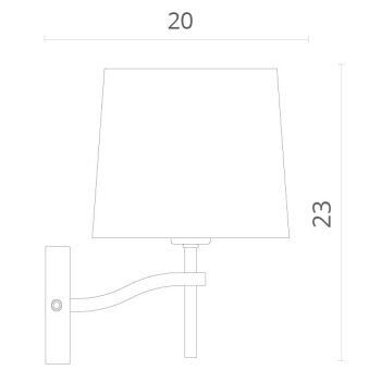 Бра Divinare 1341/02 AP-1