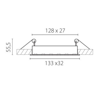 Встраиваемый светильник Lightstar 080246