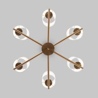 Подвесная люстра Eurosvet 60146/6 латунь