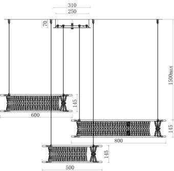 Подвесная люстра Fluorite FL1181-30P
