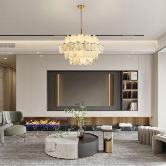 Подвесная люстра Fluorite FL1018-20PA