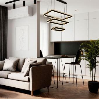 Каскадная люстра LED4U L7800-700 BK