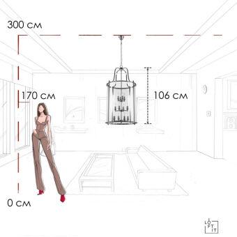 Подвесной светильник LOFT IT 10456/12 CR